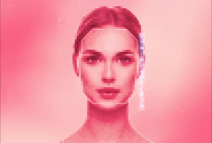 An AI program generates a celebrity head over the body of a woman.