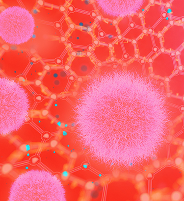 pink-and-orange-virus-cells
