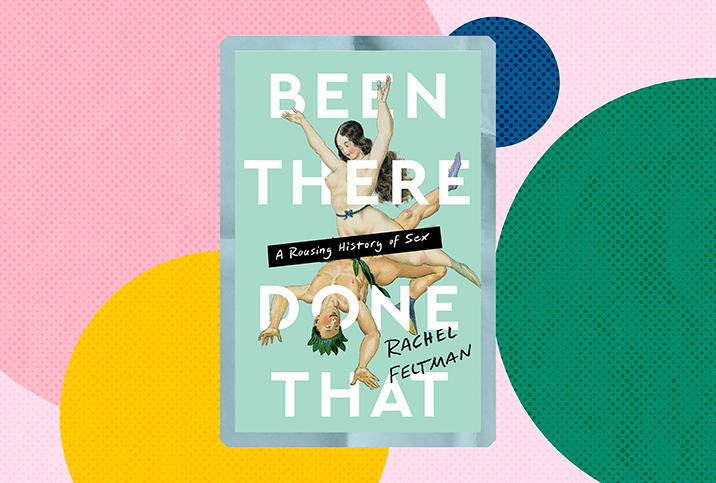 The cover of Been There Done That by Rachel Feltman is layered over various colors of circles.