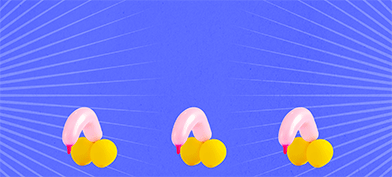 Two small yellow balloons sit side-by-side with a pink long balloon blowing up like an erection.