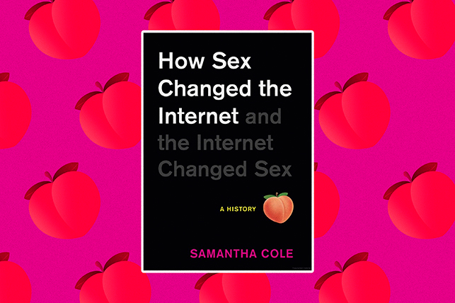 The cover of How Sex Changed the Internet is against a red and pink background.