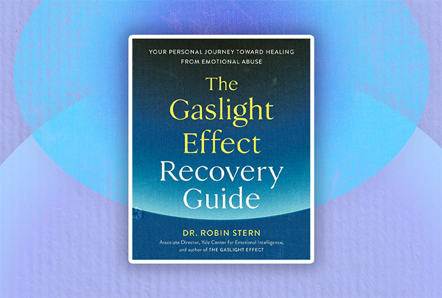 The Gaslight Effect Recovery Guide book cover on purple and blue background