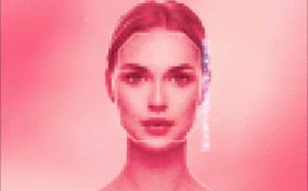 An AI program generates a celebrity head over the body of a woman. 