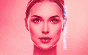 An AI program generates a celebrity head over the body of a woman.