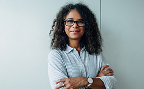 Woman-with-menopause-looks-at-camera