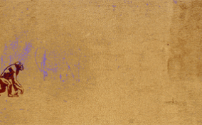 Stages of human evolution are animated to show one after another until two humans face each other with hearts.