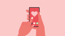 finger-pressing-on-cellphone-dating-app
